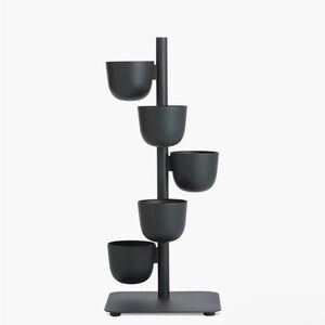 Design Within Reach Story 5-Tier Vertical Planter Coal Grey